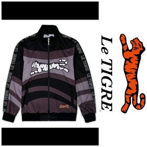 NWT - Le Tigre Black Multi Track Jacket